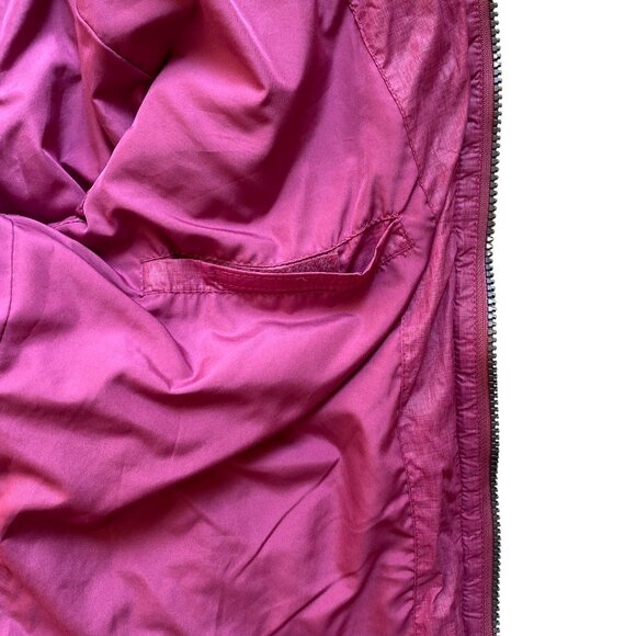 Prana Chantal Nylon Jacket Plum Pink Lined Water Resistant-M - Picture 12 of 15